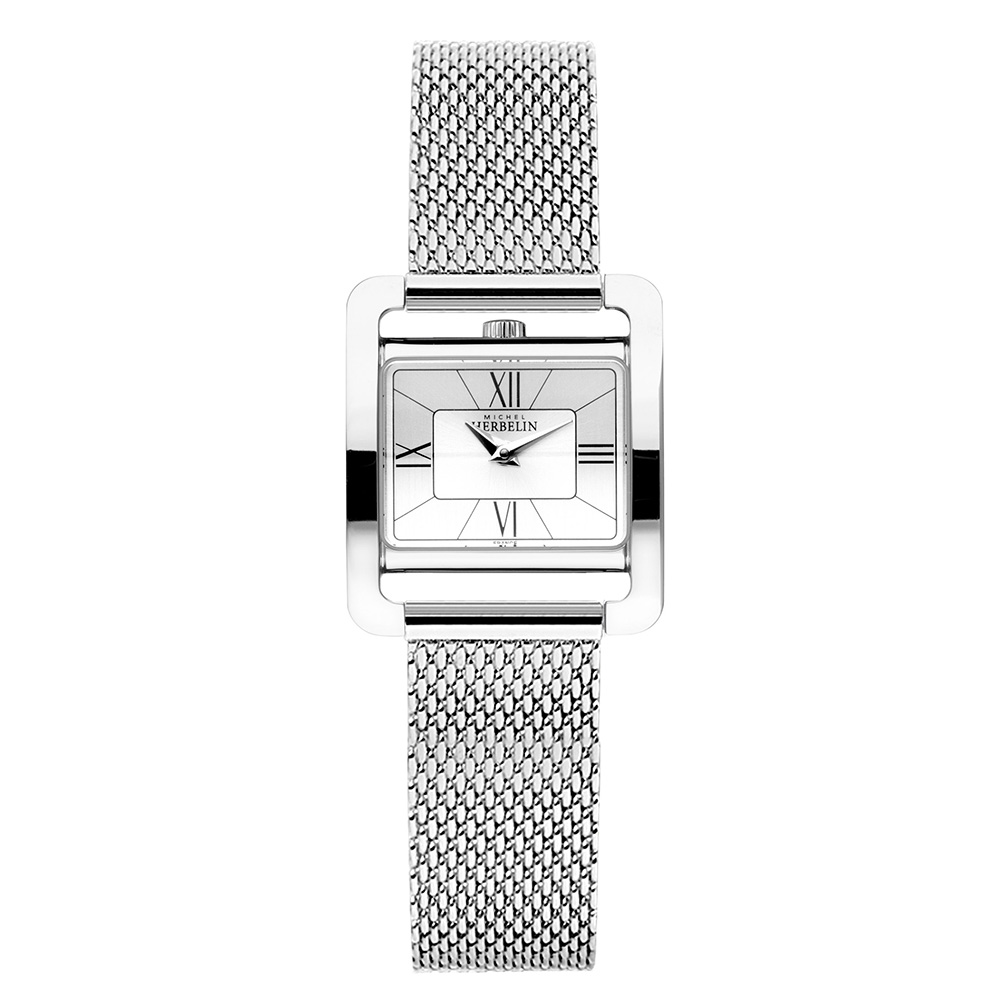 Michel Herbelin | Women’s Fifth Avenue Steel Mesh Bracelet Watch