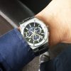 Michel Herbelin mens Cap Camarat chronograph watch with stainless steel case and bracelet model 37645-B15