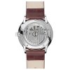 Junghans mens Meister Chronometer watch with stainless steel case and brown leather strap model 027-4130.00
