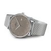 Junghans mens Form Quartz watch with stainless steel case and mesh bracelet model 041-4886.44