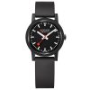 Mondaine Essence 32mm case watch with black natural rubber strap model MS1.32120.RB