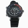 Seiko Solar Arnie PADI Diver mens watch with black silicone strap watch model SNJ027P1