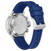 Citizen Promaster Aqualand Diver men's watch with blue rubber strap and stainless steel case model BN2038-01L