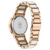 Citizen Ceramic Eco-Drive women's watch with rose gold tone case and bracelet model EM0743-55D