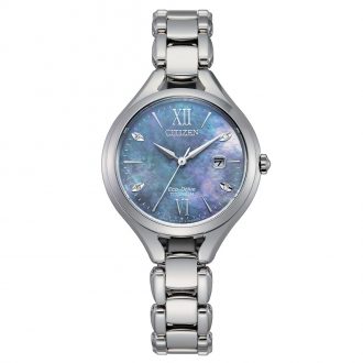 Citizen | Blue Dial Super Titanium Bracelet Watch | EW2560-86X