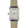 Frederique Constant Carree women's blue leather strap watch with stainless steel case model FC200MC16