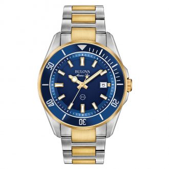 BULOVA - Marine Star Two Tone Bracelet Watch 98B334