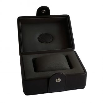 UNDERWOOD - Black Leather Single Watch Storage Box UN/214CALFBLACK