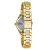 Bulova Sutton women's yellow gold tone bracelet watch with champagne diamond set dial model 97P150