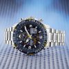 Citizen Blue Angels Promaster Skyhawk A-T men's watch with stainless steel case and bracelet model JY8078-52L