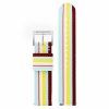 Mondaine Modern Casual multi-coloured stripe watch strap with stainless steel buckle model A660.30360.16SBK