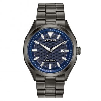 CITIZEN - Men's Sport Black IP Bracelet Watch AW1147-52L