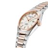 Frederique Constant Highlife automatic COSC chronometer men's watch with white dial and rose gold and stainless steel case and bracelet model FC303V4NH2B