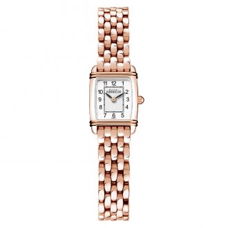 MICHEL HERBELIN - Art Deco Mini Rose Gold PVD Bracelet Watch 17438/PR22B