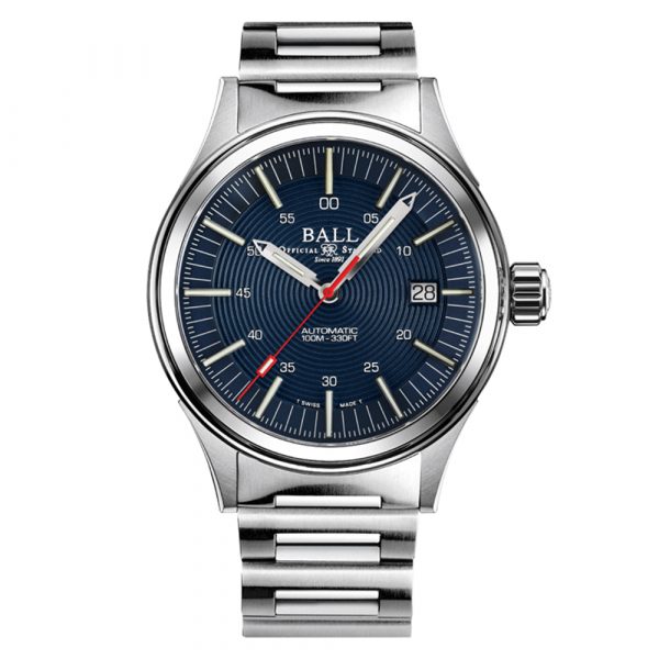 Ball Fireman Nightbreaker men's watch with stainless steel case and blue dial model NM2188C-S13-BE