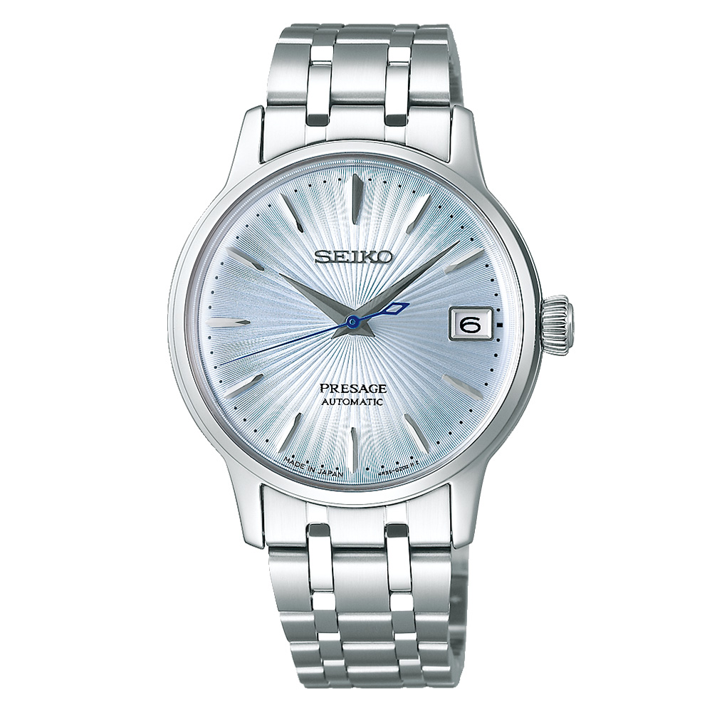 Seiko Presage Women's Skydiving Blue Cocktail Time Watch SRP841J1
