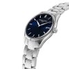 Frederique Constant Classics men's watch with blue dial and stainless steel case and bracelet model FC220NS5B6B