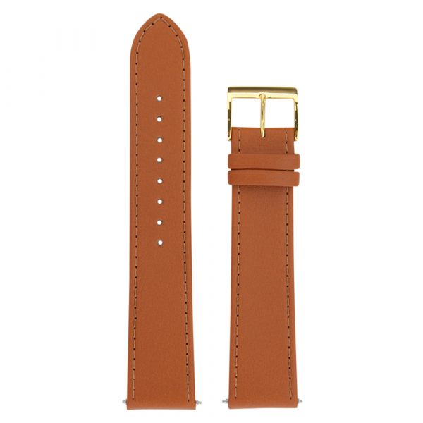 Junghans Max tan leather strap 20mm model 420504913