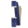 Michel Herbelin Antares blue denim wrap around strap model BRAC.17048.78/A