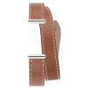 Michel Herbelin Antares tan leather wrap around strap model BRAC.17048.82/A