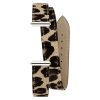 Michel Herbelin Antares leopard print wrap around strap model BRAC.17048.76/A