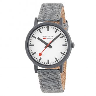 MONDAINE - Essence Grey 41mm Sustainable Watch MS1.41110.LU