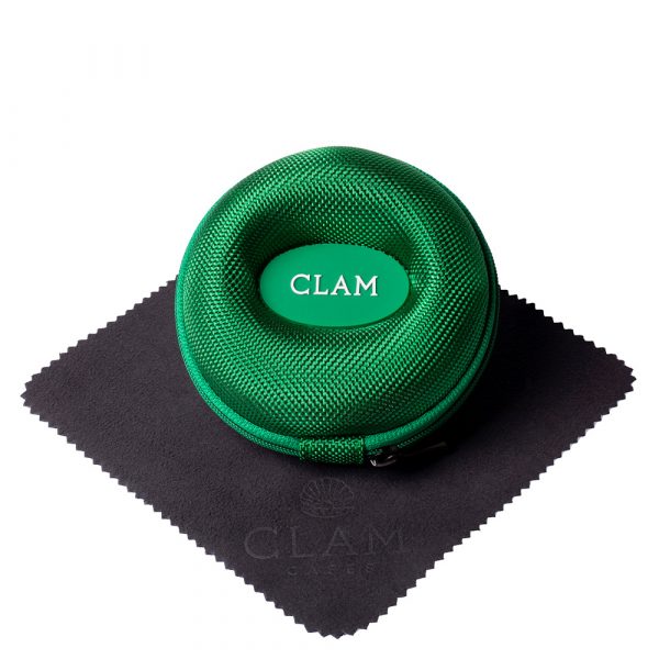 Clam Cases racing green watch case model CLAMGREEN