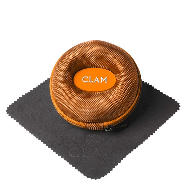 Clam Cases clockwork orange watch case model CLAMORANGE