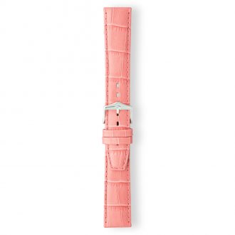 LULWORTH Dark Pink Antique Croco Grain Leather Watch Strap LS1209/22