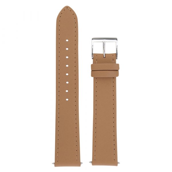 Junghans light sand leather watch strap model 420504399