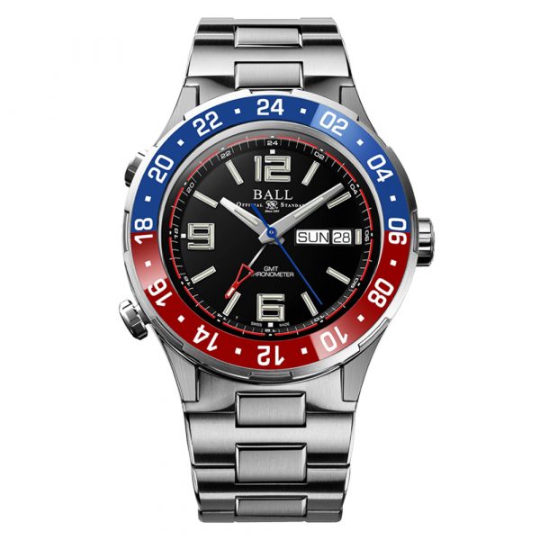 Ball Roadmaster Marine GMT ceramic Pepsi men's watch model DG3030B-S4C-BK