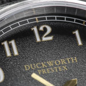 Duckworth 39mm black men's strap watch WBG
