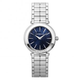 MICHEL HERBELIN - Newport Slim Blue Dial Bracelet Watch 16922/B60