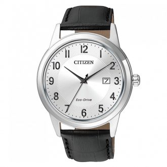 CITIZEN - Classic Men's Leather Strap Watch AW1231-07A