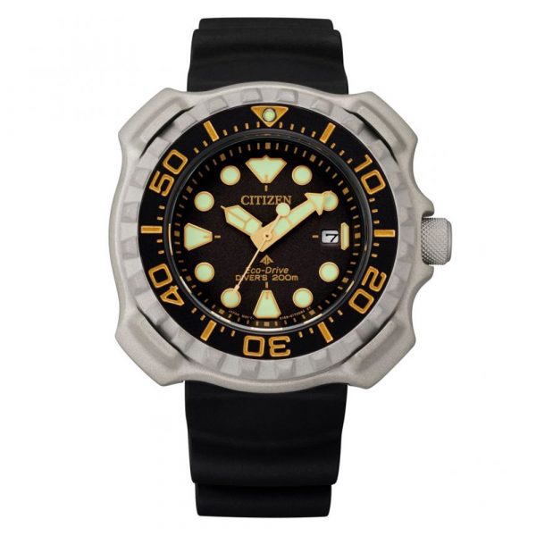Citizen Promaster diver super titanium gold and black watch model BN0220-16E