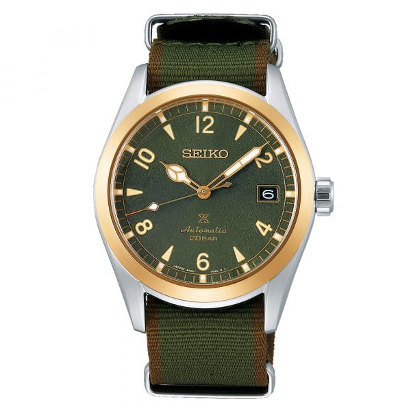 Seiko Prospex Alpinist green dial automatic watch model SPB212J1