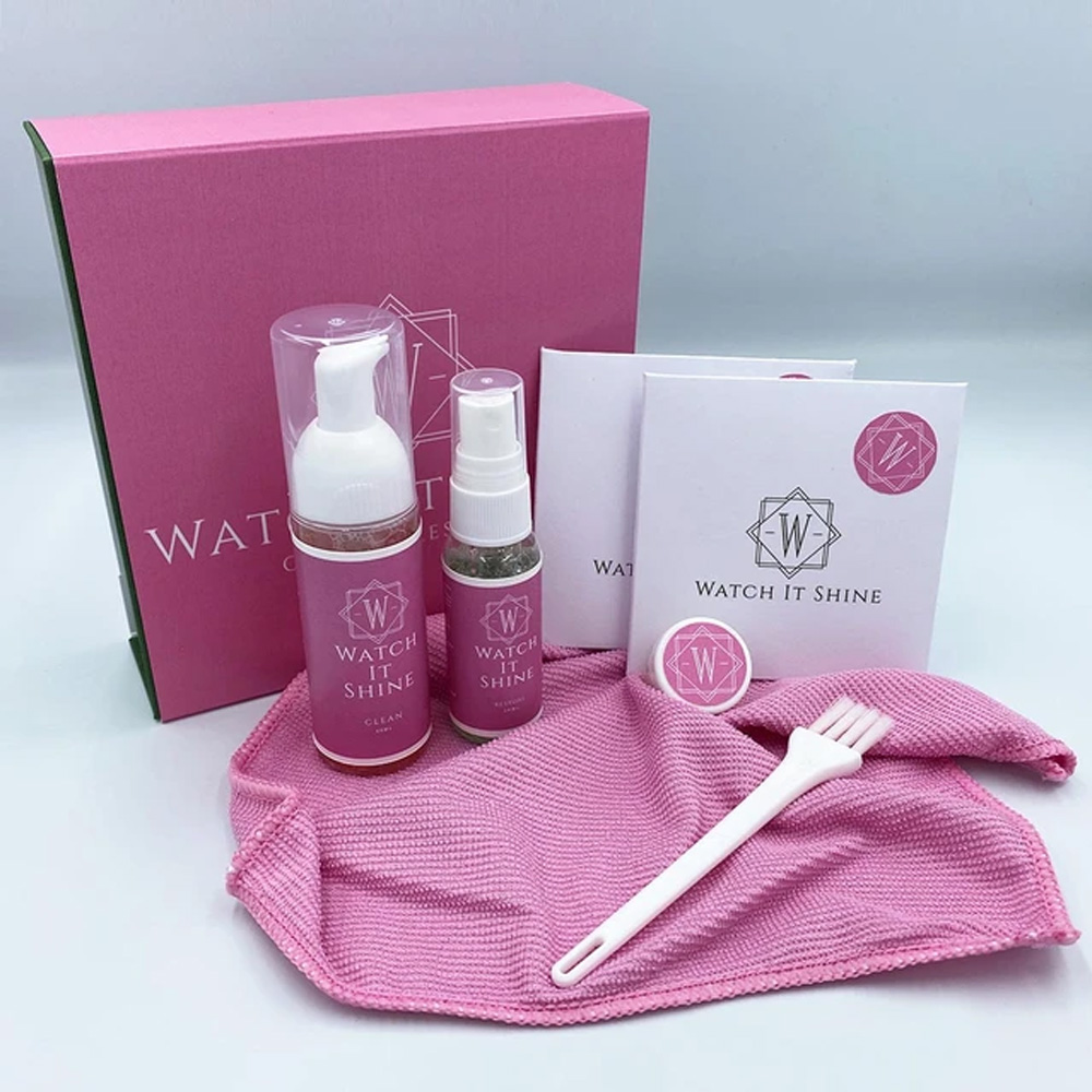 Watch It Shine | Complete Watch Cleaning Kit in Pink Box | WIS02
