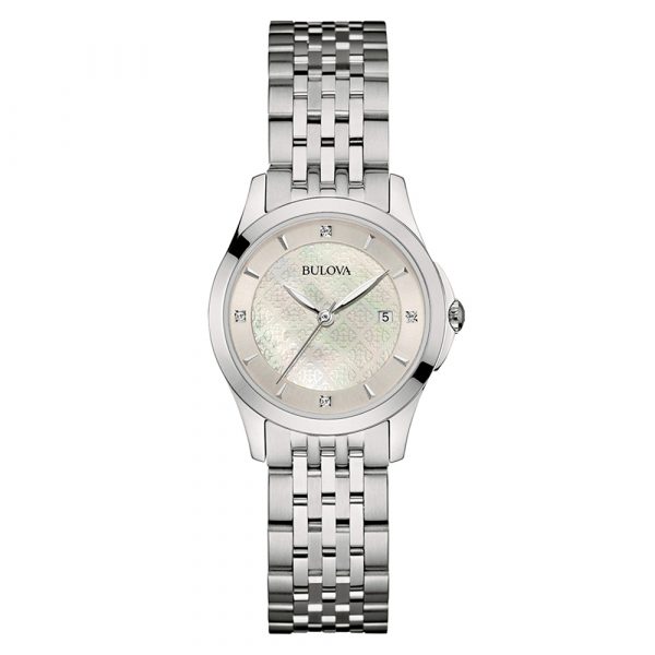 Bulova Classic stainless steel bracelet watch model 96S160