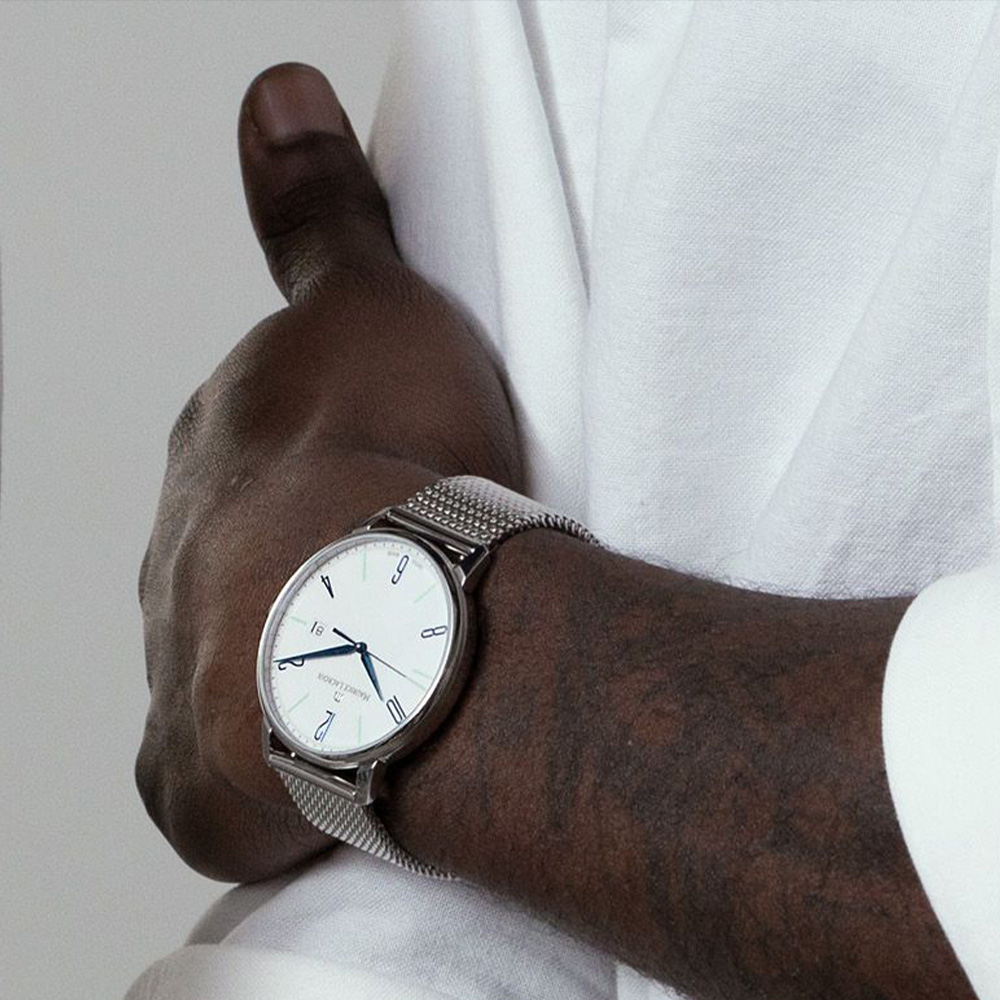 Maurice Eliros Watch | Dial Anniversary 40mm White | Lacroix 25th