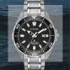 Citizen Promaster diver Super Titanium men's watch with black dial model BN0200-56E