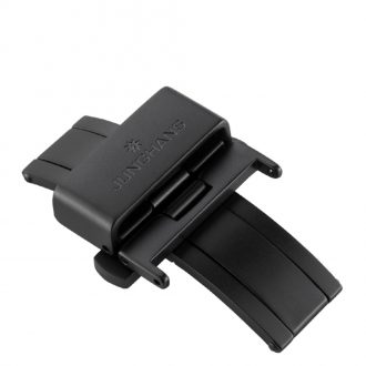 Junghans | Black Butterfly Clasp with Pusher | 425550116