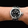 TW Steel CS1 Canteen Classic black dial and strap watch