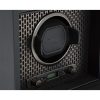 Wolf Axis single watch winder with storage powder coated model 469203