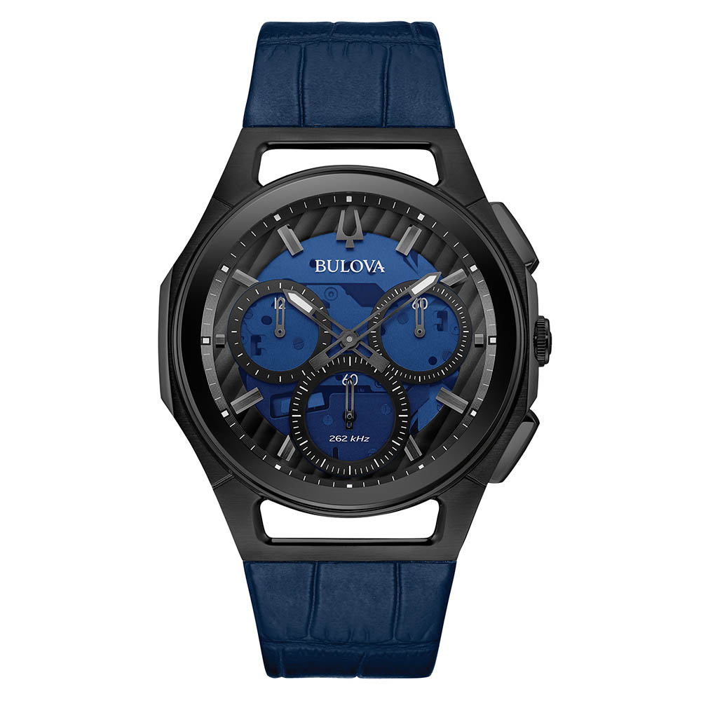 Bulova Curv chronograph watch model 98A232
