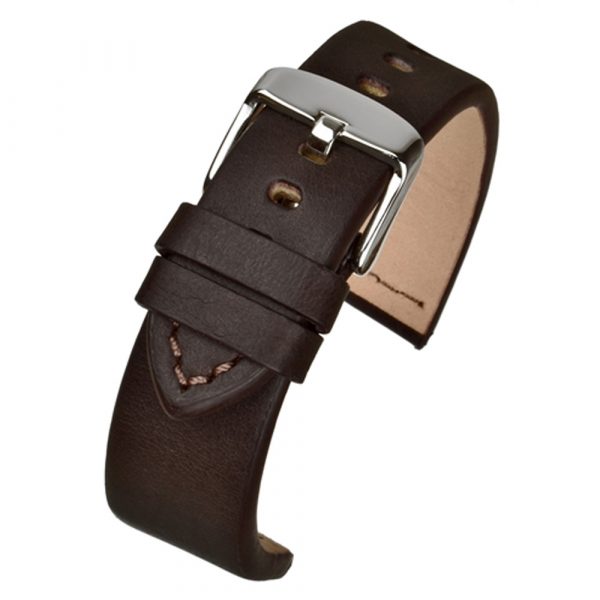 Houghton WH845 brown smooth watch strap