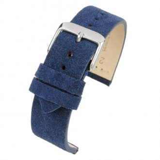 Dellow | Blue Suede Watch Strap | WS103