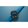 Oris Aquis Date Calibre 400 blue strap watch 01 400 7769 6355-07 4 22 75FC