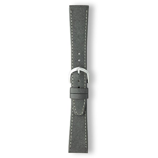 Darlena Windsor grey classic stitched calf leather watch strap LS1201/9