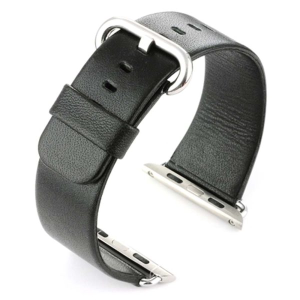 LBS APL-BLK Marston black Apple compatible leather watch strap