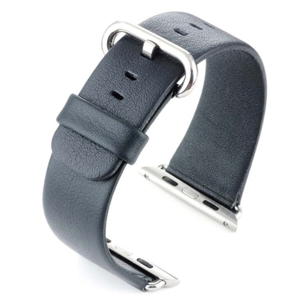 LBS APL-BLUE Marston blue Apple compatible leather watch strap
